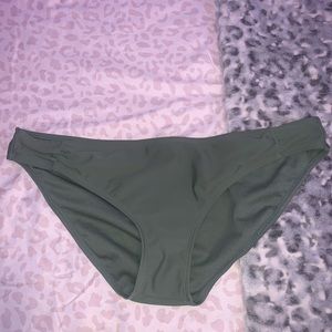 Army green swimsuit bottoms
